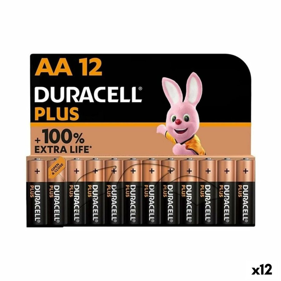 Alkalinebatterier DURACELL Plus 1,5 V LR06 (12 enheder) #1
