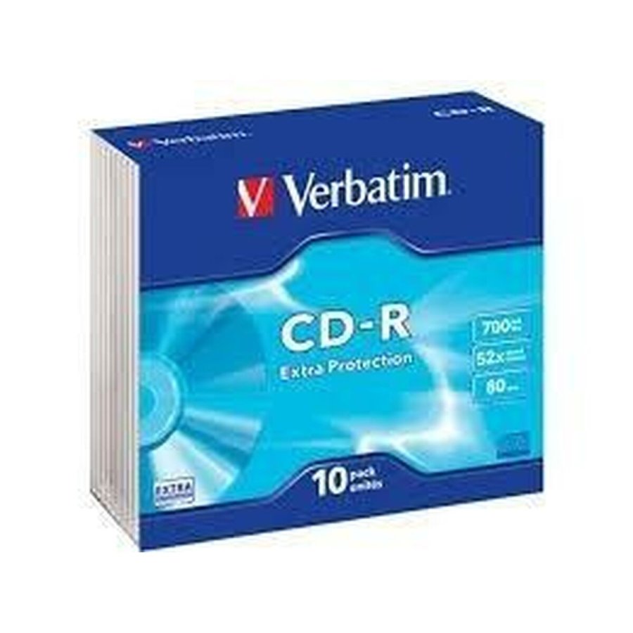 CD-R Verbatim Extra Protection 700 MB 52x 10 Dele (10 enheder) #2