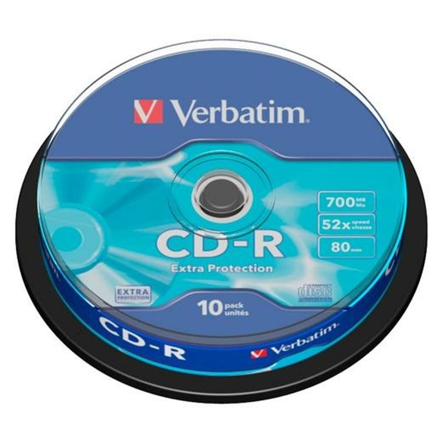 CD-R Verbatim EXTRA PROTECTION 700 MB 52x 10 Dele (20 enheder) #2