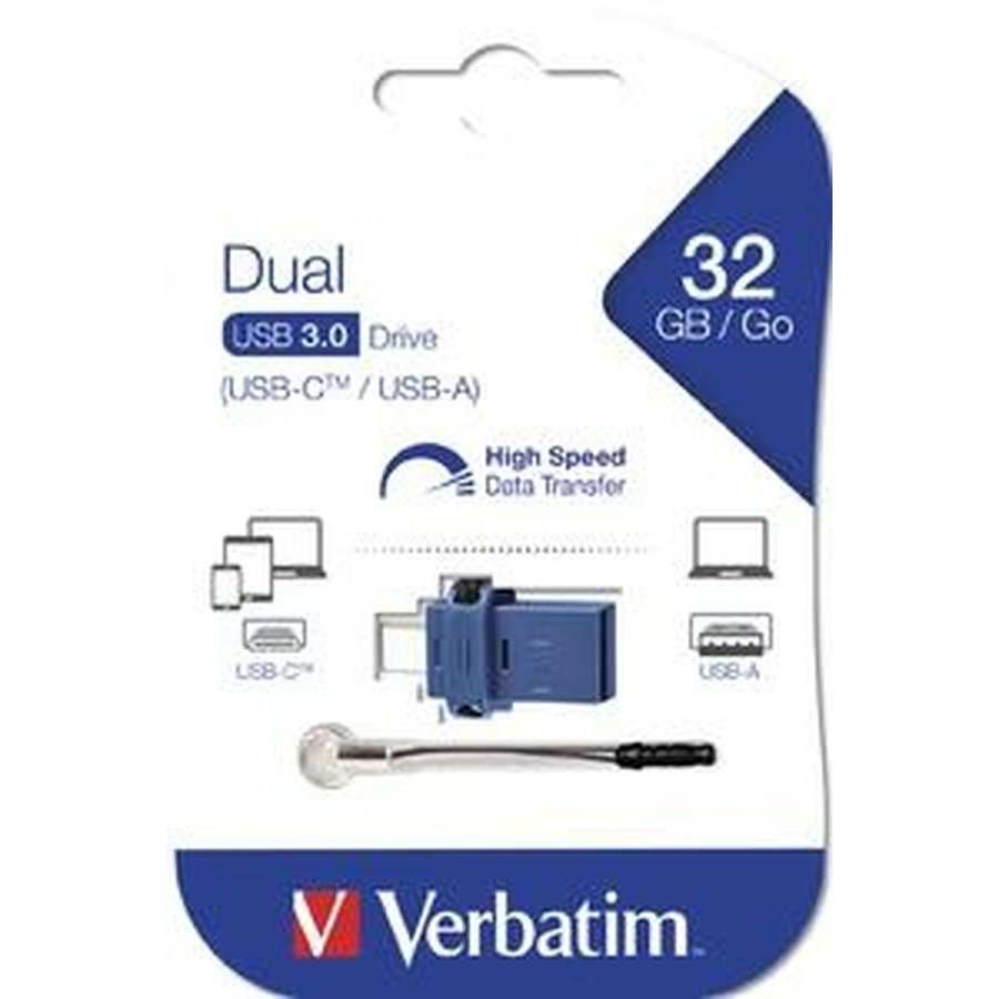 USB-stik Verbatim GO SPEED DUAL Bl 32 GB (10 enheder) #2
