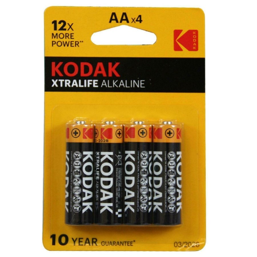 Alkalinebatterier Kodak LR06 4 Dele (20 enheder) #2