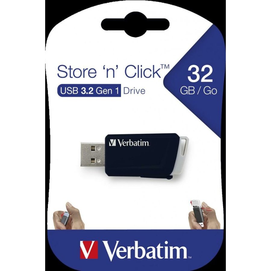 USB-stik Verbatim STORENCLICK Sort 32 GB (10 enheder) #2