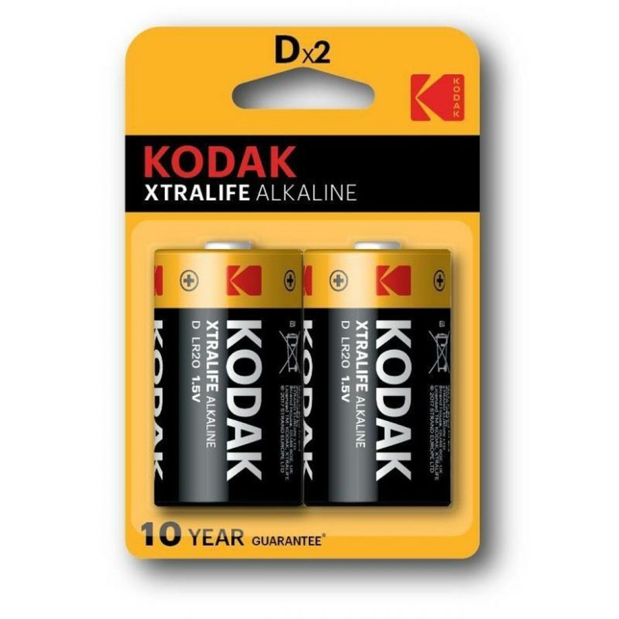 Alkalinebatterier Kodak 1,5 V LR20 (10 enheder) #2