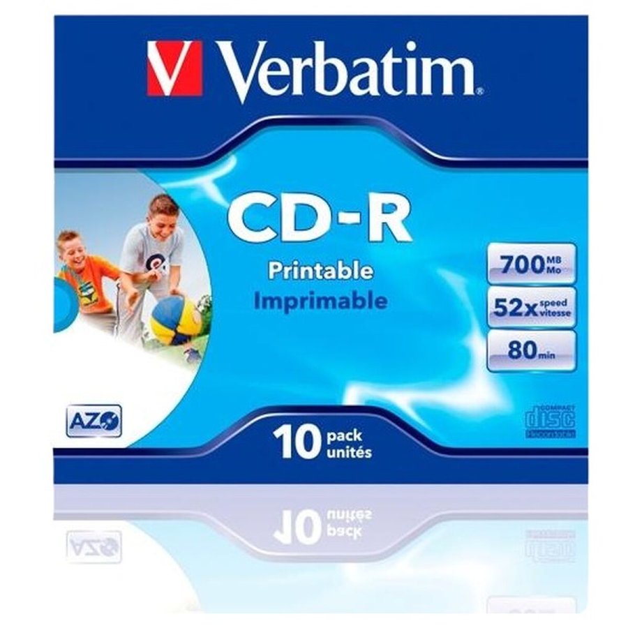 CD-R Verbatim CD-R AZO 700 MB 52x 10 Dele (10 enheder) #3