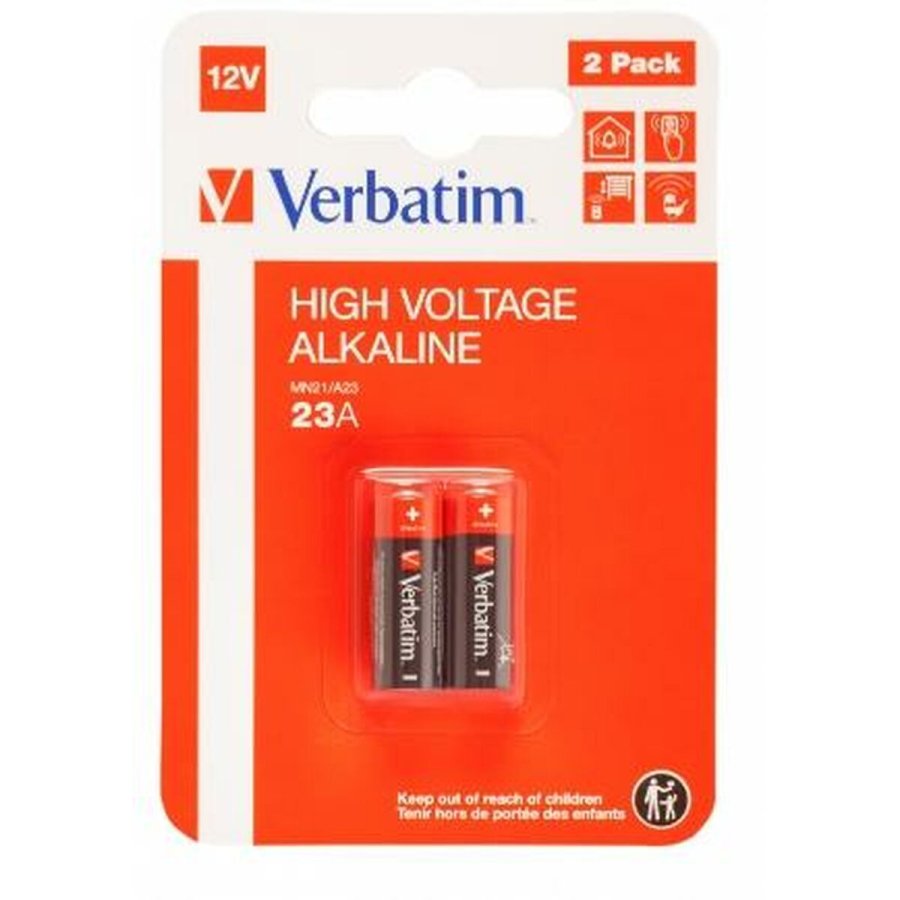 Batterier Verbatim 12 V LR23A (2 Dele) (10 enheder) #2