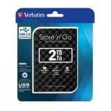 Ekstern harddisk Verbatim STORE 'N' GO GEN 2 Sort HDD 2 TB (4 enheder) #2