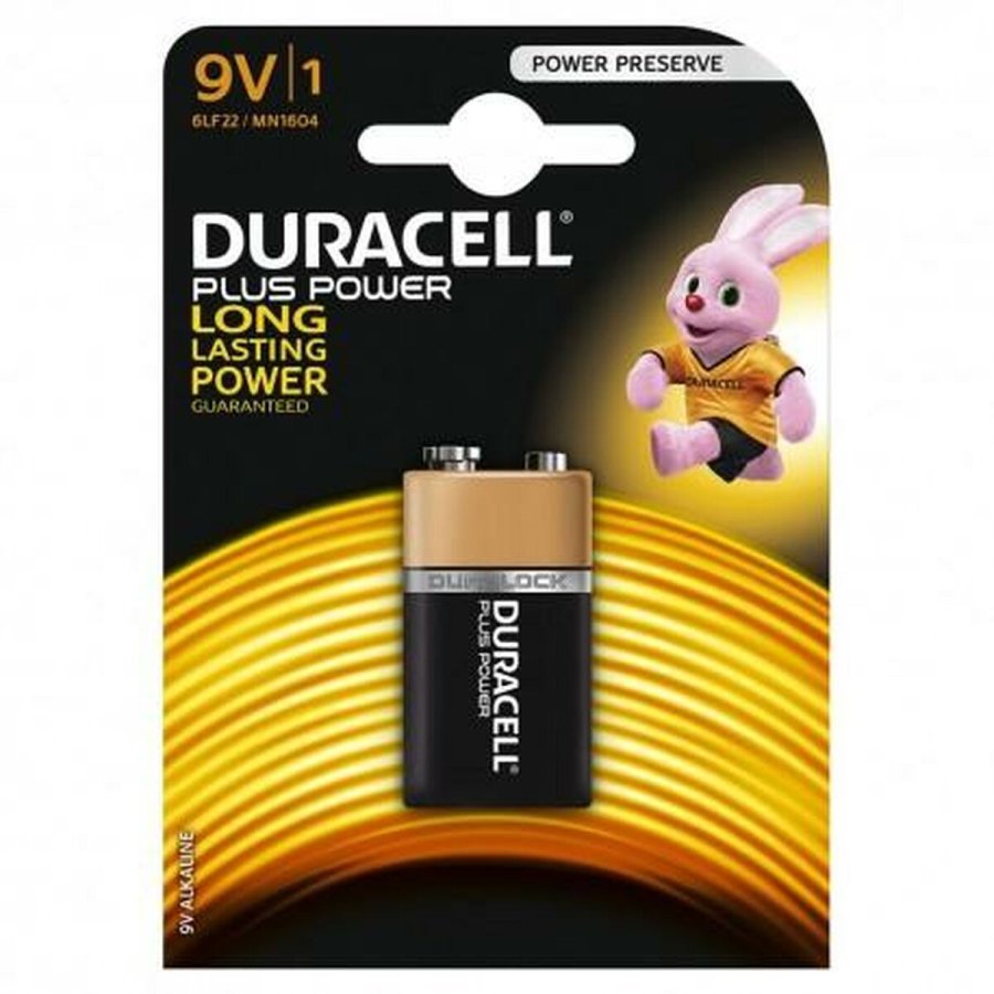 Alkaline Batteri DURACELL 9 V 6LR61 (10 enheder) #2