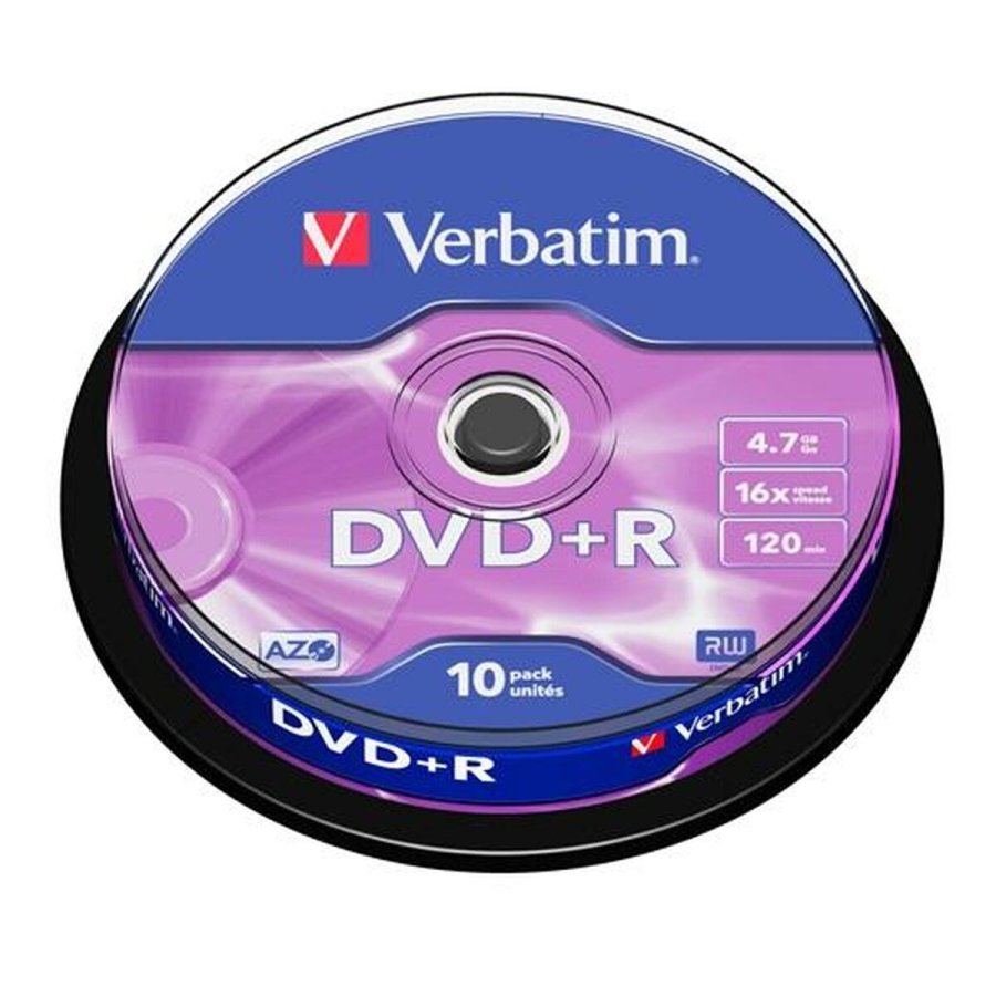 DVD + R Verbatim 4,7 GB 16x 10 Dele (20 enheder) #2