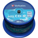 CD-R Verbatim Azo 700 MB 52x 50 Dele (4 enheder) #2