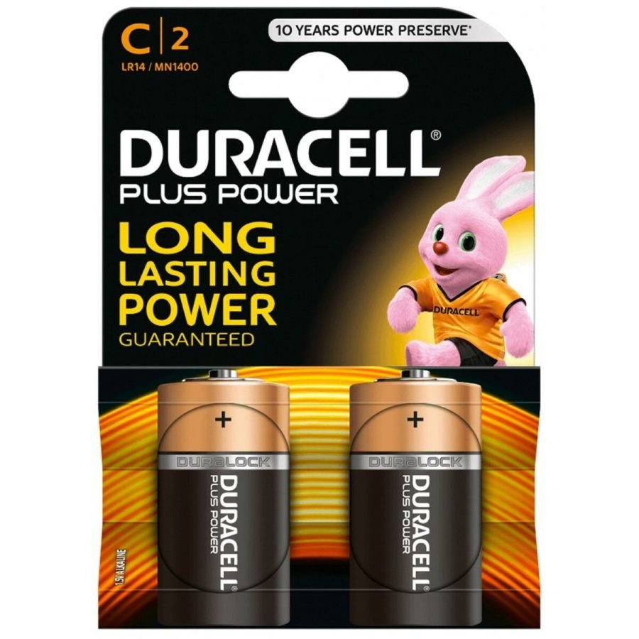 Batterier DURACELL Plus Power L2 CLR14 1,5 V LR14 (10 enheder) #3