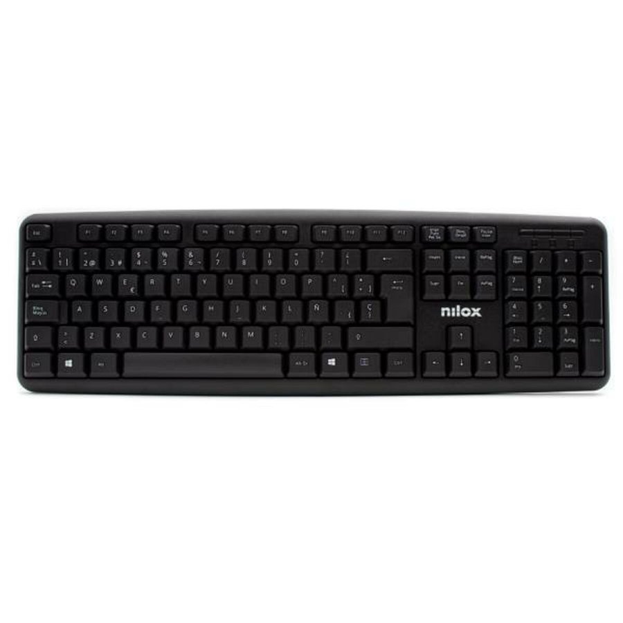 Tastatur Nilox Sort Spansk qwerty (20 enheder) #2