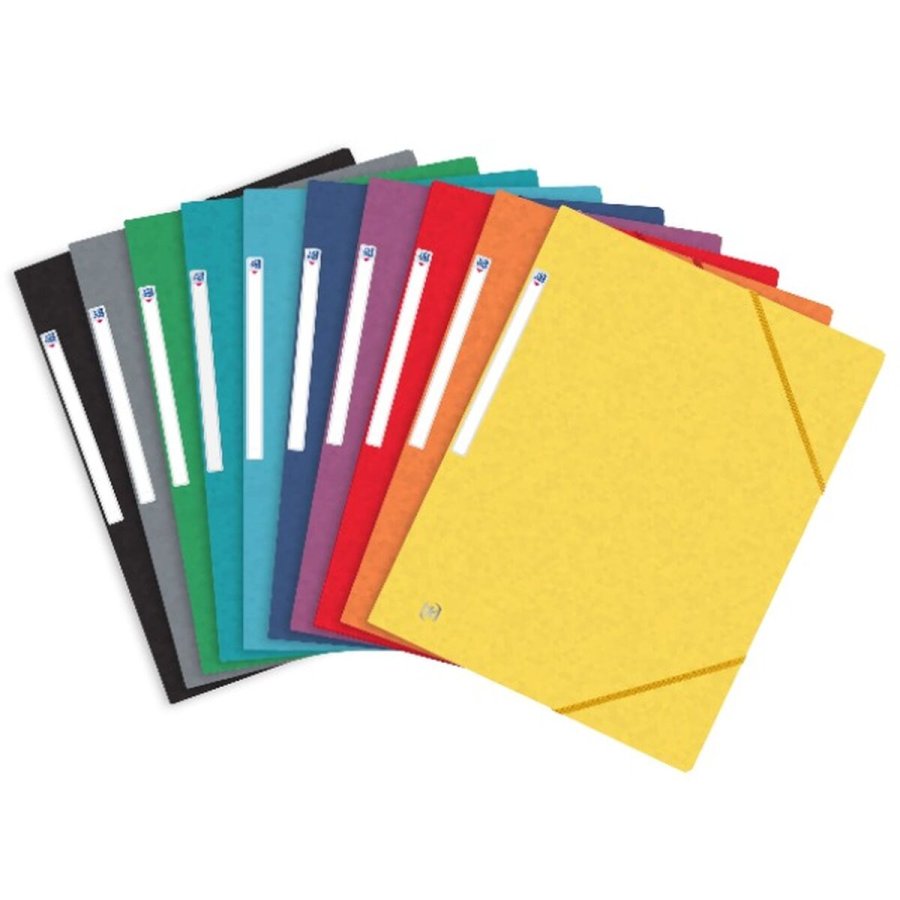 Folder Oxford TOP FILE Multifarvet A4+ 10 Dele (10 enheder) #3