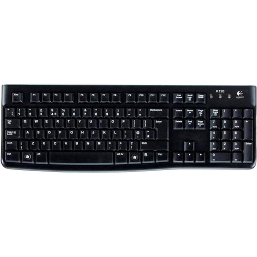 Tastatur Logitech K120 Sort Spansk qwerty (10 enheder) #3