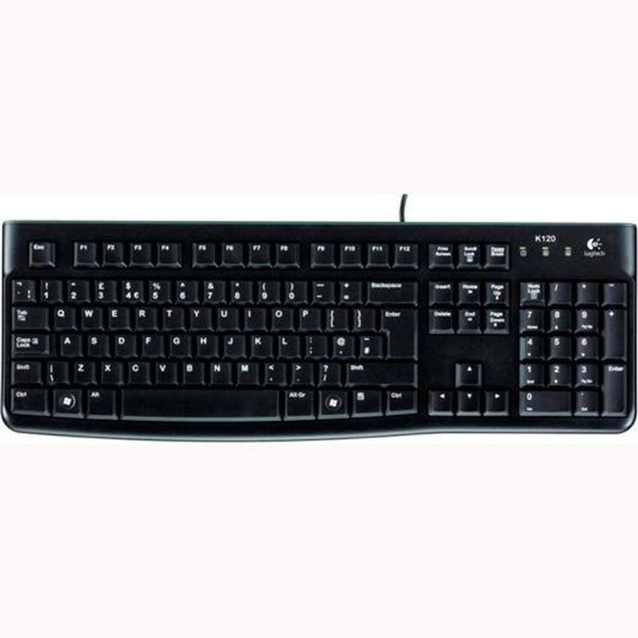 Tastatur Logitech K120 Sort Spansk qwerty (10 enheder) #2