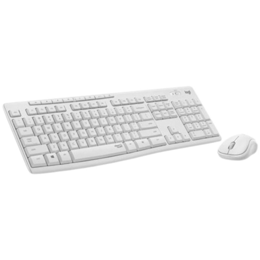 Tastatur og mus Logitech Hvid Spansk qwerty (6 enheder) #3