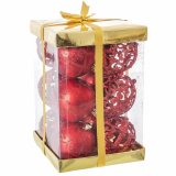 Julekugler Rd Plastik 6 x 6 x 6 cm (12 enheder) #1