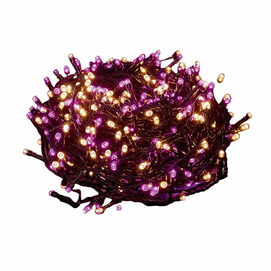 LED guirlande 6 W Pink Varm hvid 25 m 24 X 14,5 X 12 CM #3