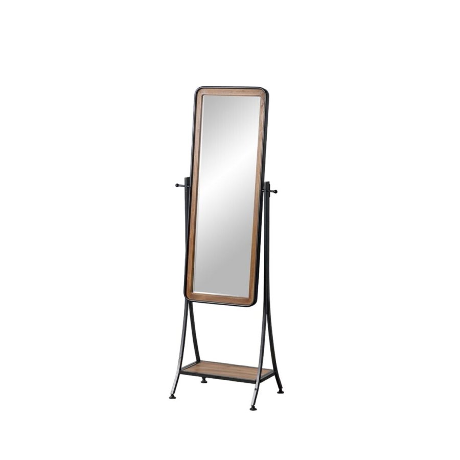 Pkldningsspejl Sort Natur 62 x 42 x 174 cm #1