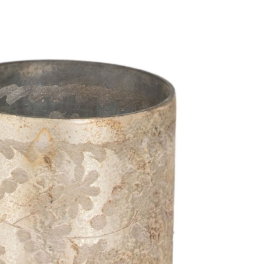 Lyseholder Hvid Krystal 10 x 10 x 10 cm #2