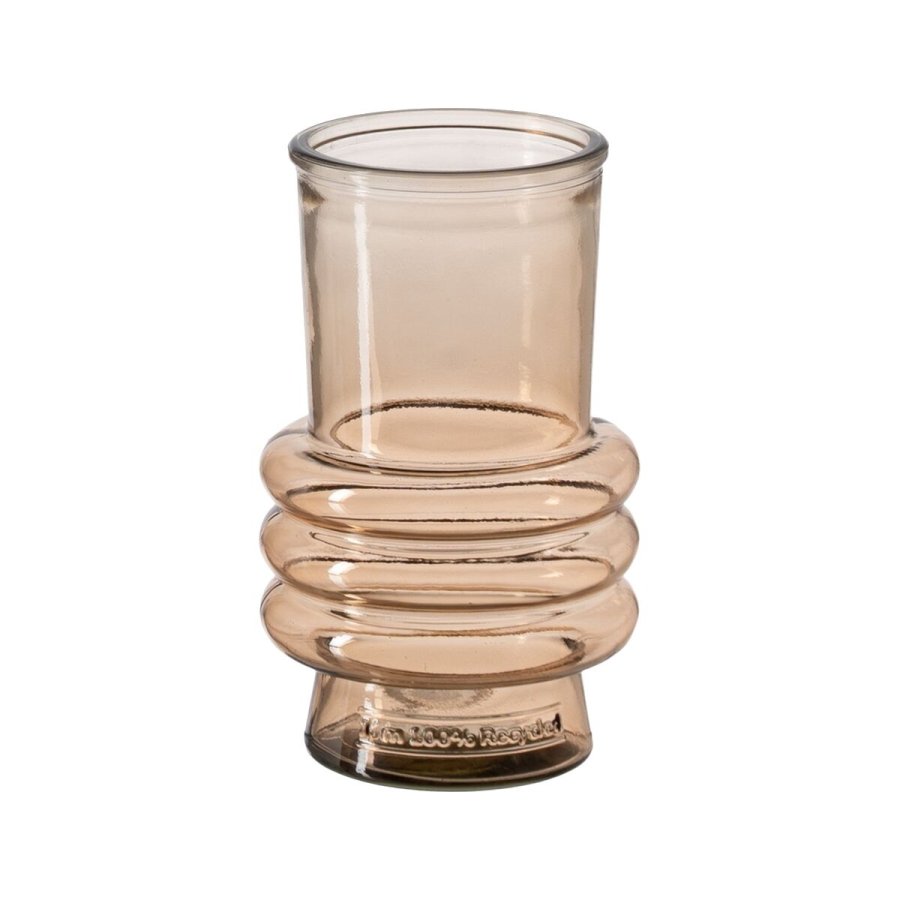 Vase Champagne genbrugsglas 10 x 10 x 17 cm #2