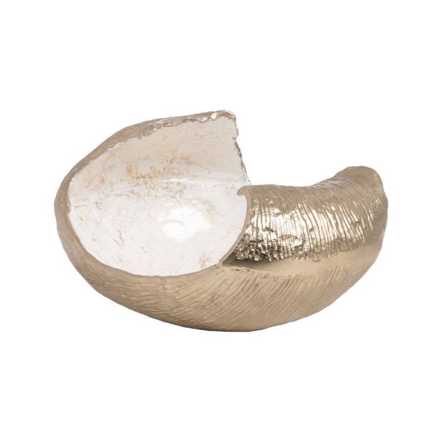 Borddekoration Hvid Champagne Aluminium 31 x 26,5 x 19 cm #2