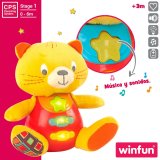 Bamse med Lyd Winfun Kat 16 x 17,5 x 10,5 cm (6 enheder) #4