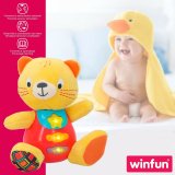 Bamse med Lyd Winfun Kat 16 x 17,5 x 10,5 cm (6 enheder) #6