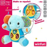 Bamse med Lyd Winfun Elefant 17 x 17,5 x 10 cm (6 enheder) #3