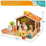 Betlehem dekoration Woomax Tr 29,5 x 16,5 x 22 cm (20 Dele) (6 enheder) #17