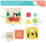 Stabelklodser Disney 8 Dele 4 enheder 12,2 x 12,2 x 12,2 cm #6