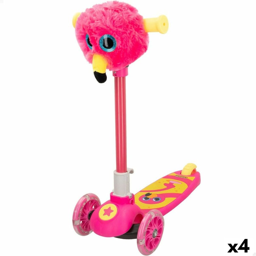 Legetjsscooter K3yriders Flamingo Pink 4 enheder #1