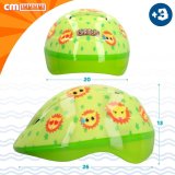 Brnehjelm K3yriders Lion 52-55 cm (4 enheder) #5