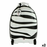 Trolley rygsk Rastar Brns Radiostyring Zebra 2,4 GHz 34 x 48 x 27,5 cm (2 enheder) #1