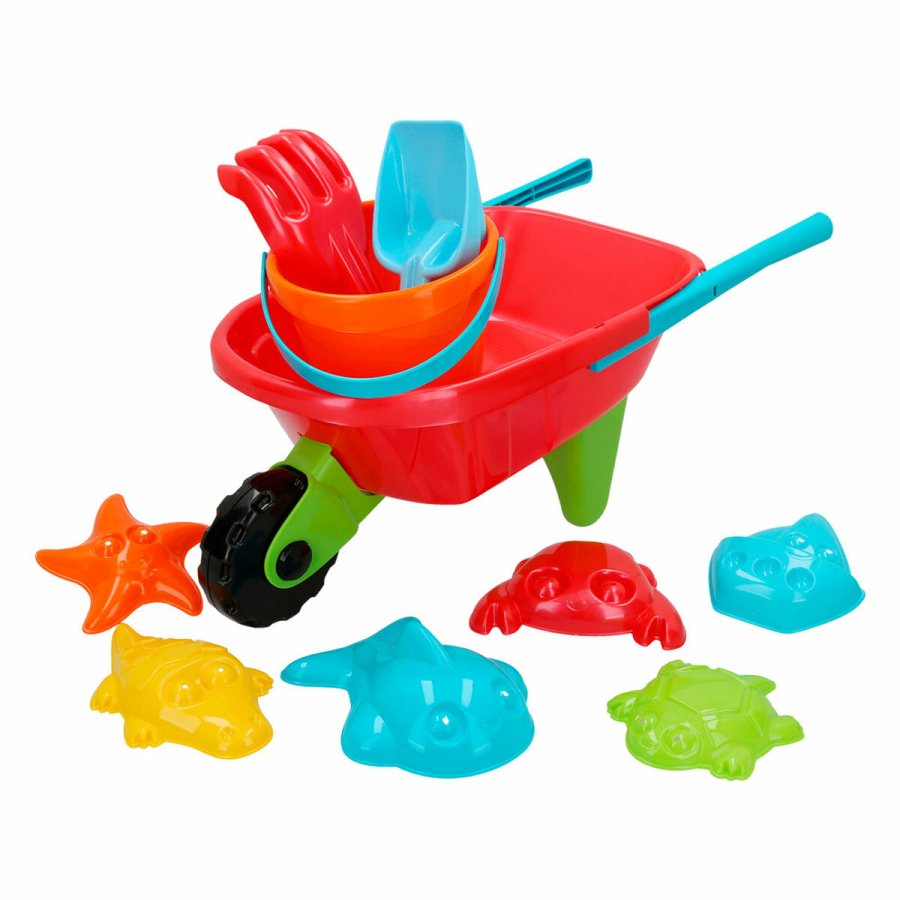 St med legetj til stranden Colorbaby Trillebr polypropylen (10 enheder) #3