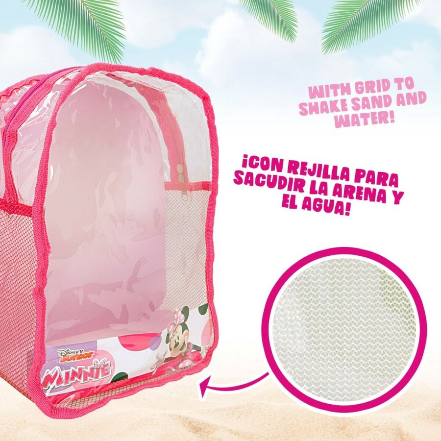 St med legetj til stranden Minnie Mouse 18 x 16 x 18 cm (12 enheder) #4
