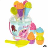 St med legetj til stranden Colorbaby polypropylen (15 enheder) #1