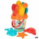 St med legetj til stranden Colorbaby polypropylen (16 enheder) #1