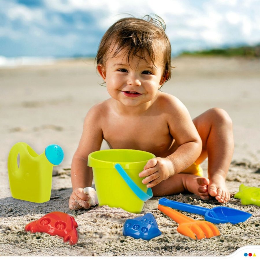 St med legetj til stranden Colorbaby polypropylen (18 enheder) #5