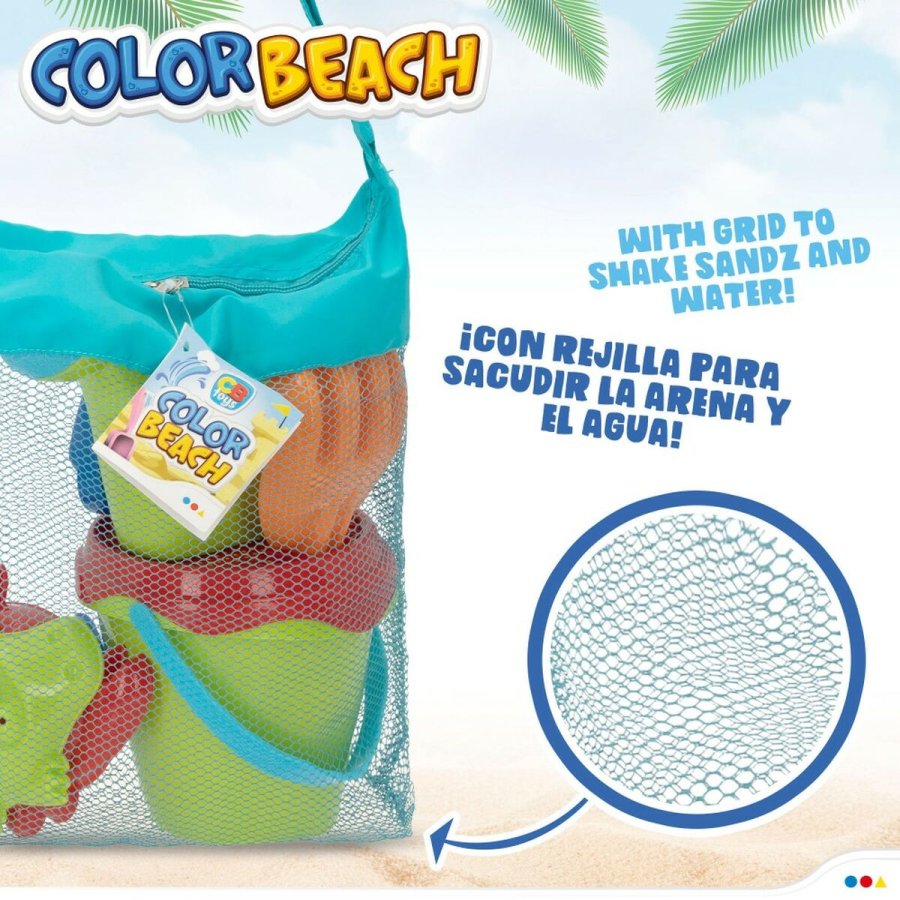 St med legetj til stranden Colorbaby polypropylen (18 enheder) #7