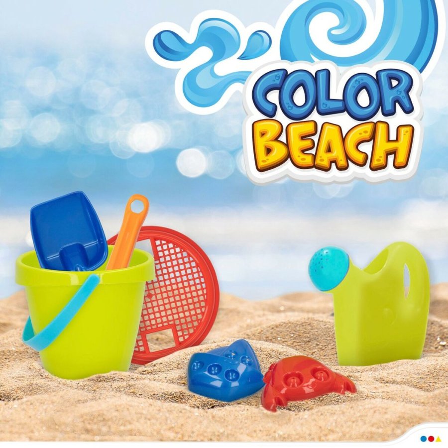 St med legetj til stranden Colorbaby polypropylen (18 enheder) #9