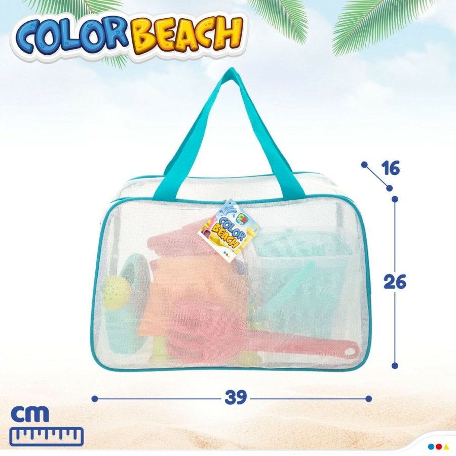 St med legetj til stranden Colorbaby polypropylen (12 enheder) #3