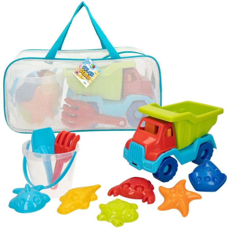St med legetj til stranden Colorbaby polypropylen (8 enheder) #3