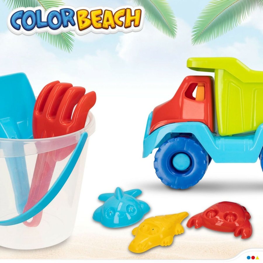St med legetj til stranden Colorbaby polypropylen (8 enheder) #11