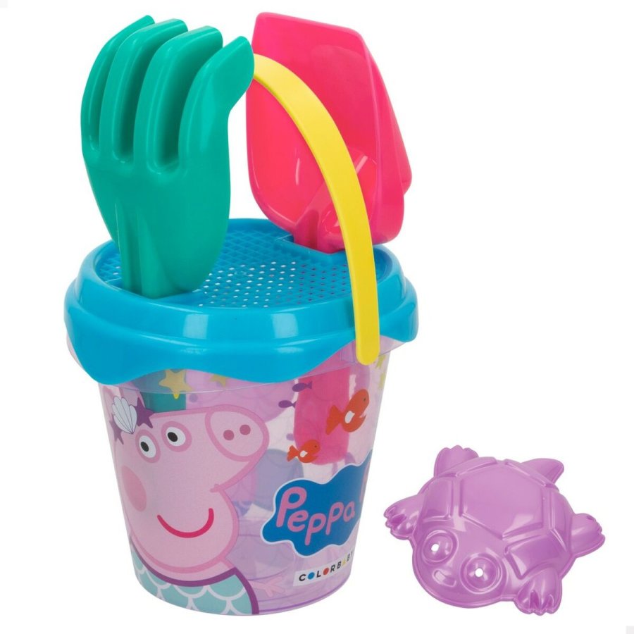 St med legetj til stranden Peppa Pig 14 x 12,5 x 14 cm (24 enheder) #3