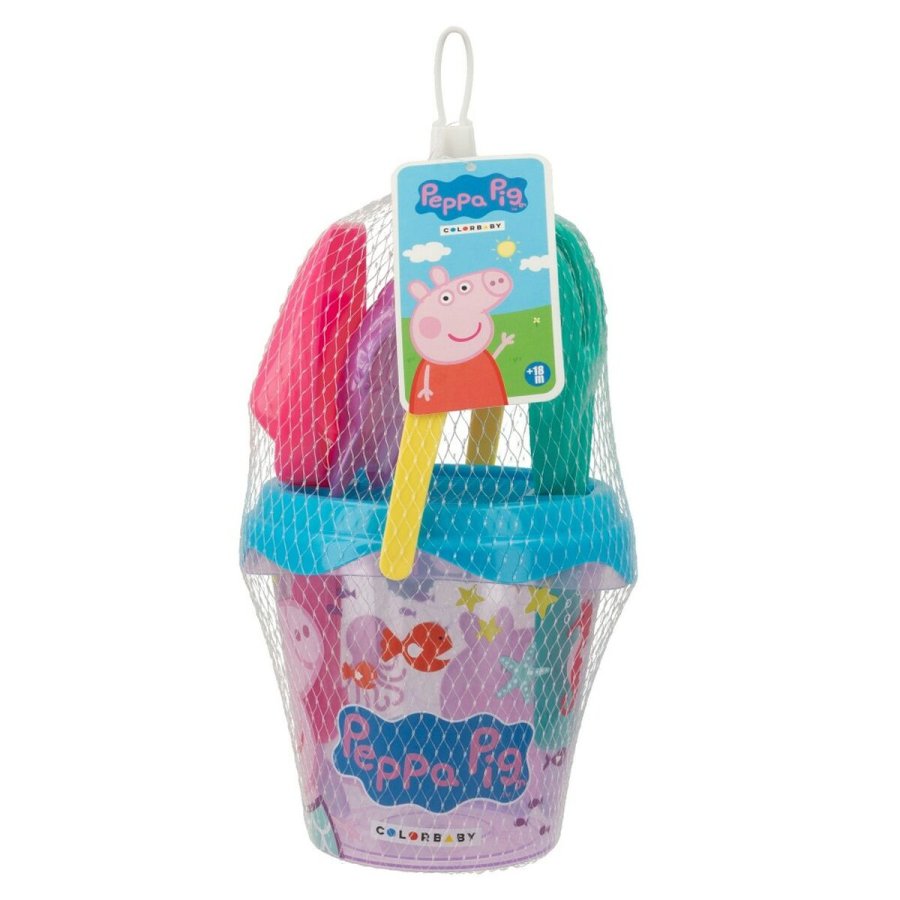 St med legetj til stranden Peppa Pig 14 x 12,5 x 14 cm (24 enheder) #9