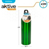 Vandflaske Aktive 750 ml Snap-krog Aluminium 7 x 25 x 7 cm (24 enheder) #9