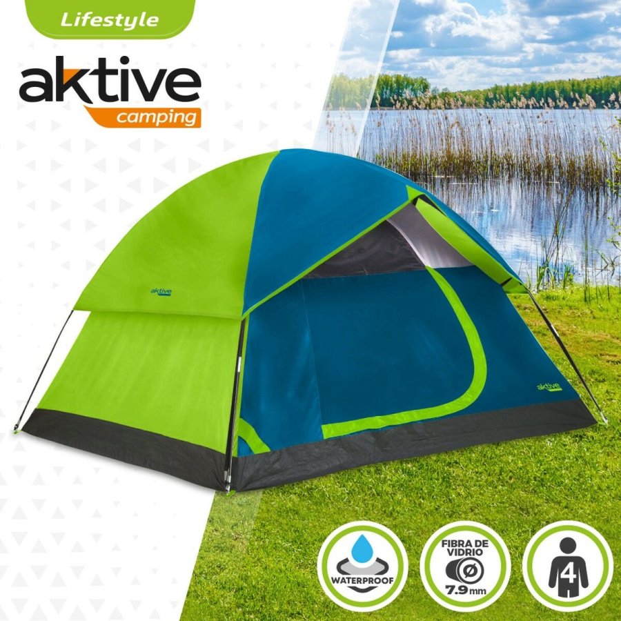 Telt Aktive 4 personer 240 x 130 x 210 cm (2 enheder) #5