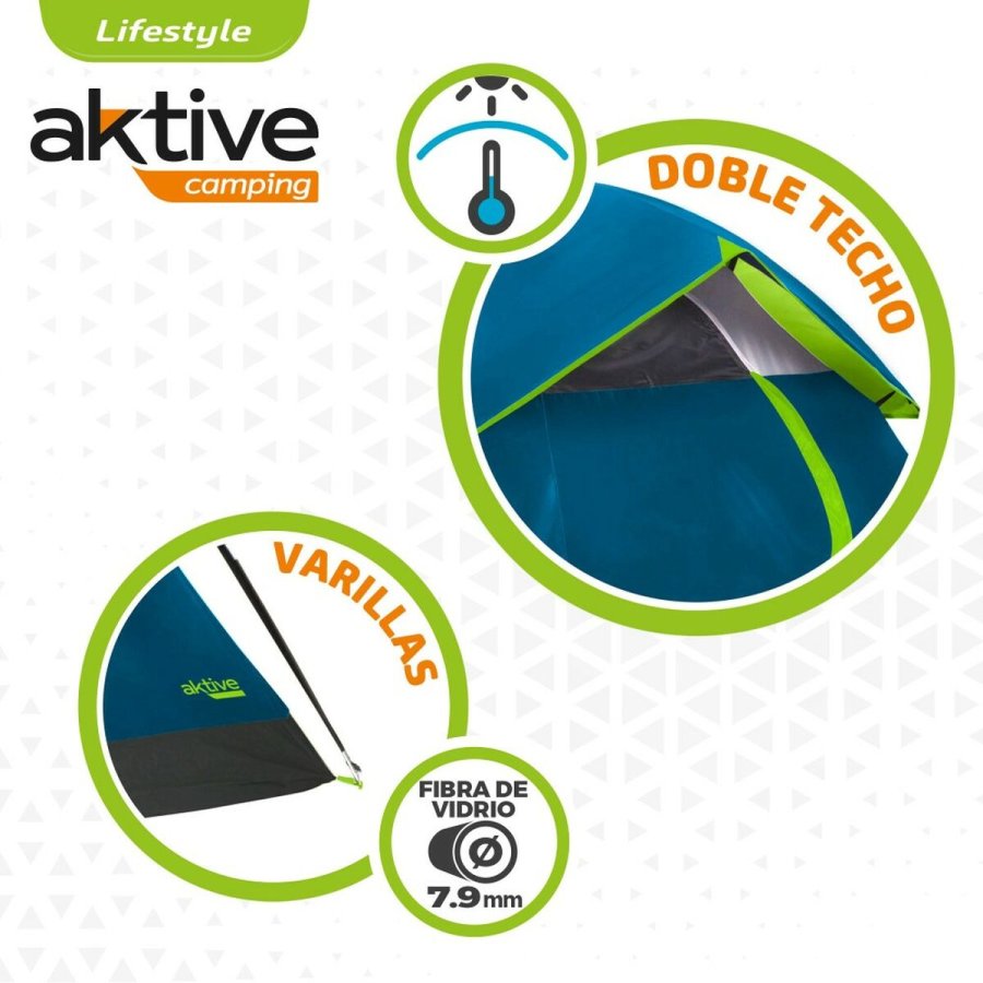 Telt Aktive 4 personer 240 x 130 x 210 cm (2 enheder) #7