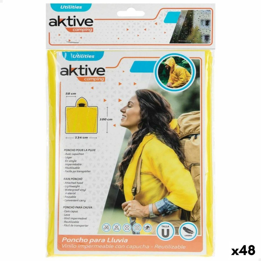 Regnfrakke Aktive Gul (48 enheder) #3