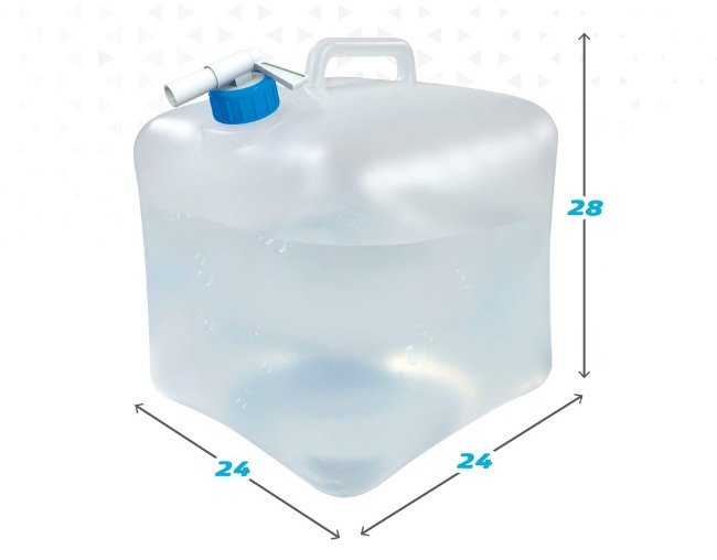 Vandflaske Aktive Polyetylen 15 L 24 x 28 x 24 cm (12 enheder) #11